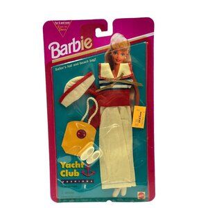 Vintage 1994 NIP Barbie Mattel Yacht Club Fashions 13021 Outfit Bag Shoes hat